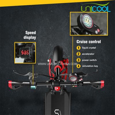 Unicool Adult VDM 10 60km/h off road electro scooter foldable e roller mobility e-scooter Electric Scooter 2000W with seat